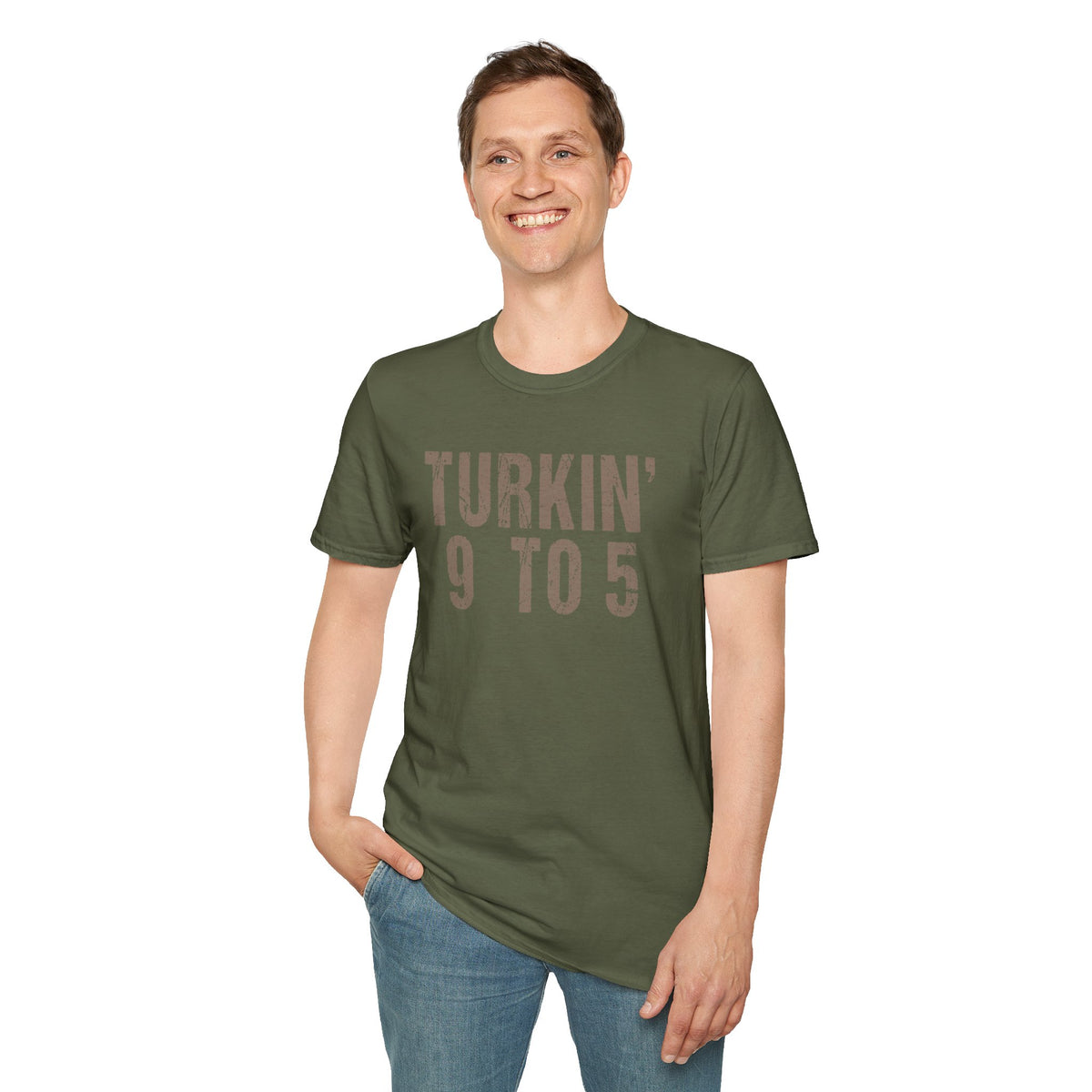 Friendsgiving, - Turkin’ 9 to 5 Funny Work Life T-Shirt