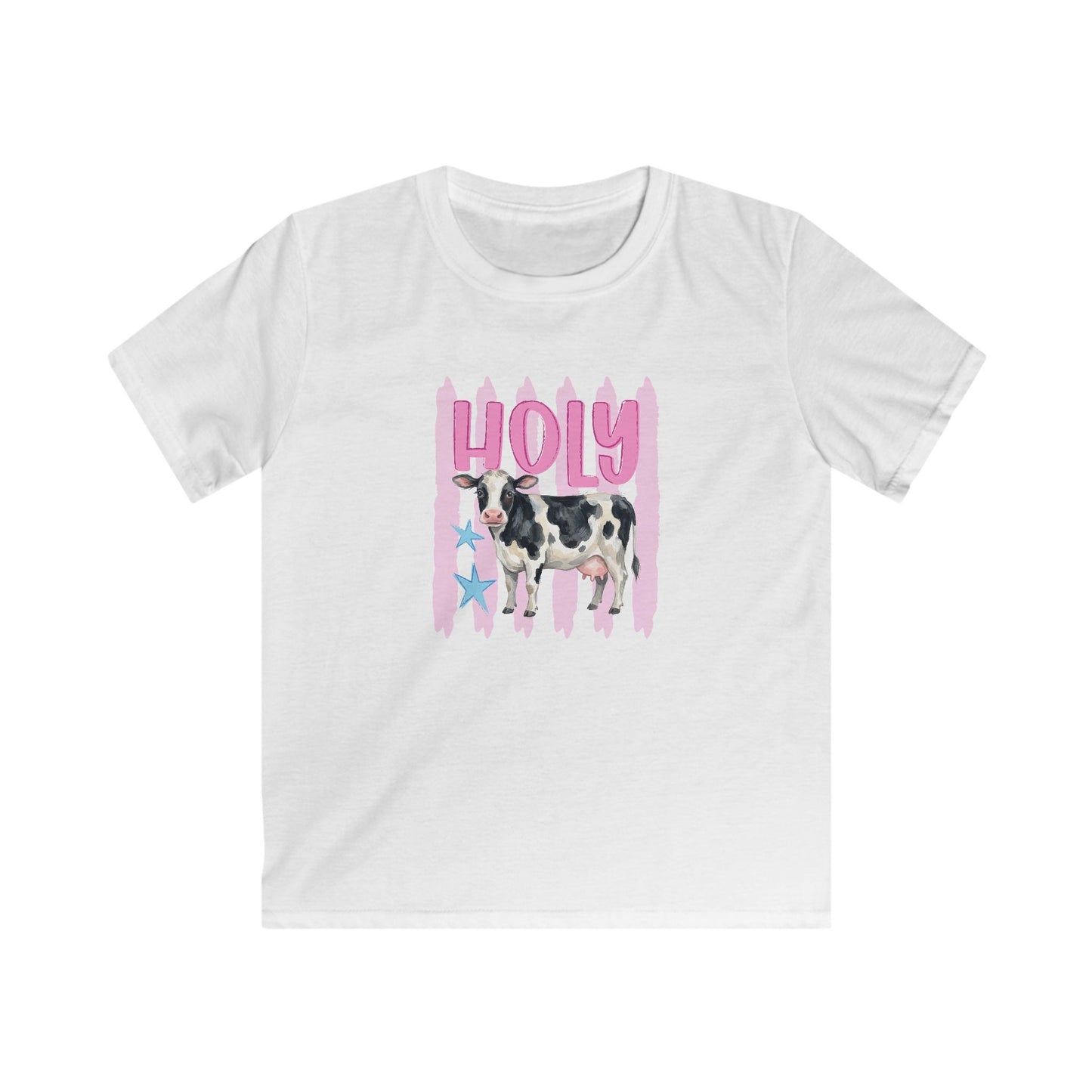 Kids Softstyle Tee - Holy Cow