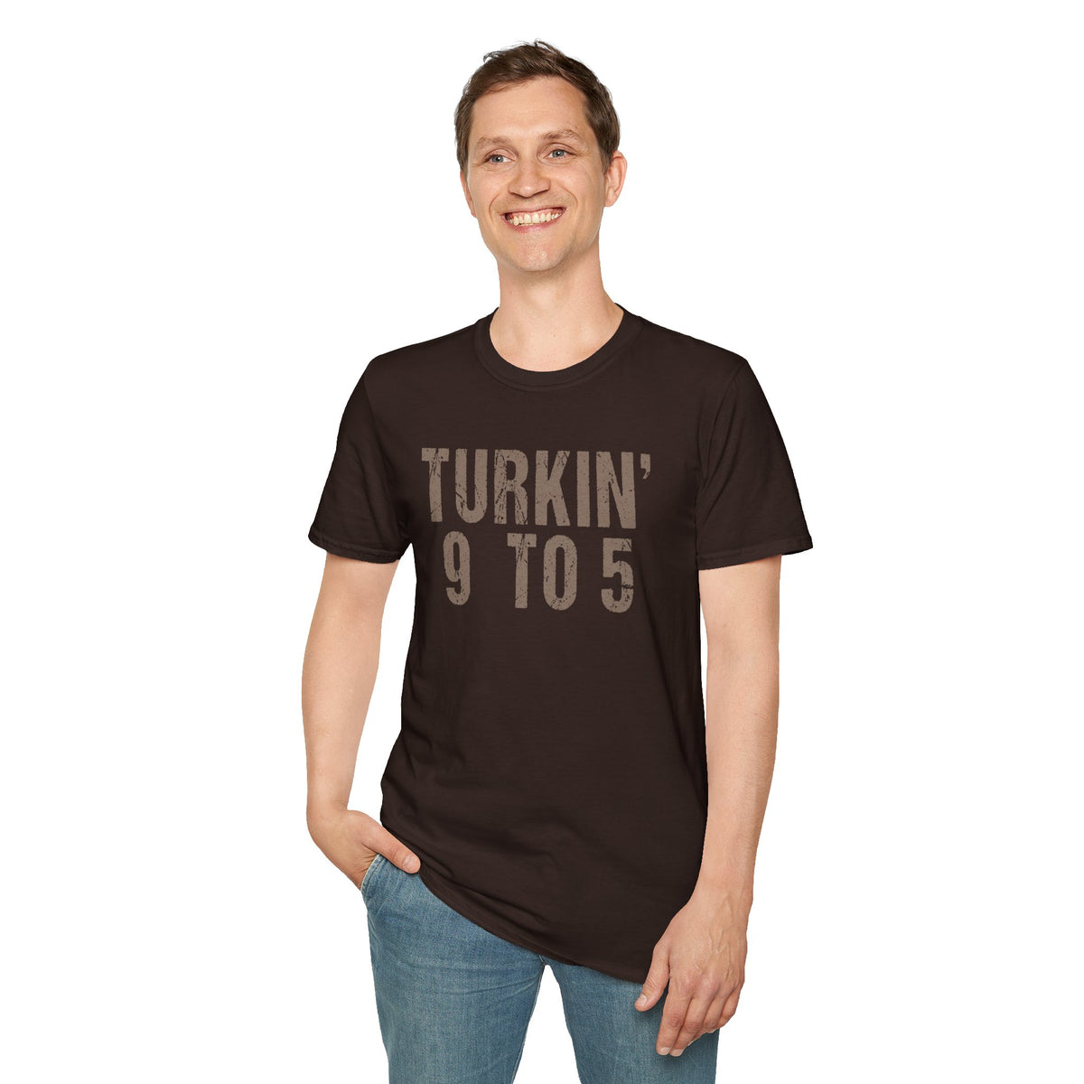 Friendsgiving, - Turkin’ 9 to 5 Funny Work Life T-Shirt