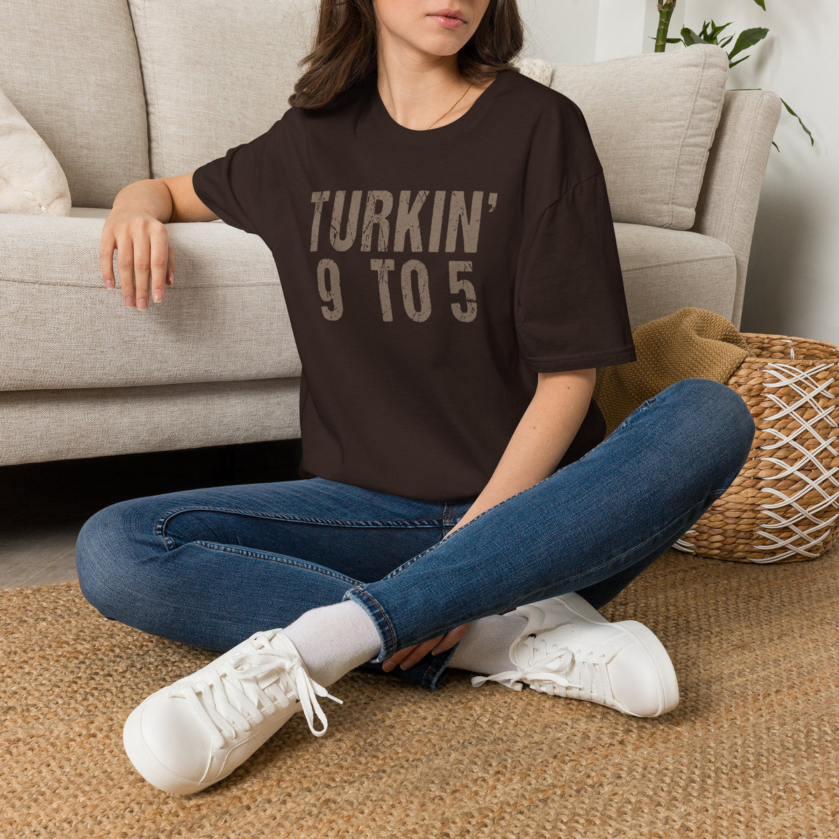 Friendsgiving, - Turkin’ 9 to 5 Funny Work Life T-Shirt