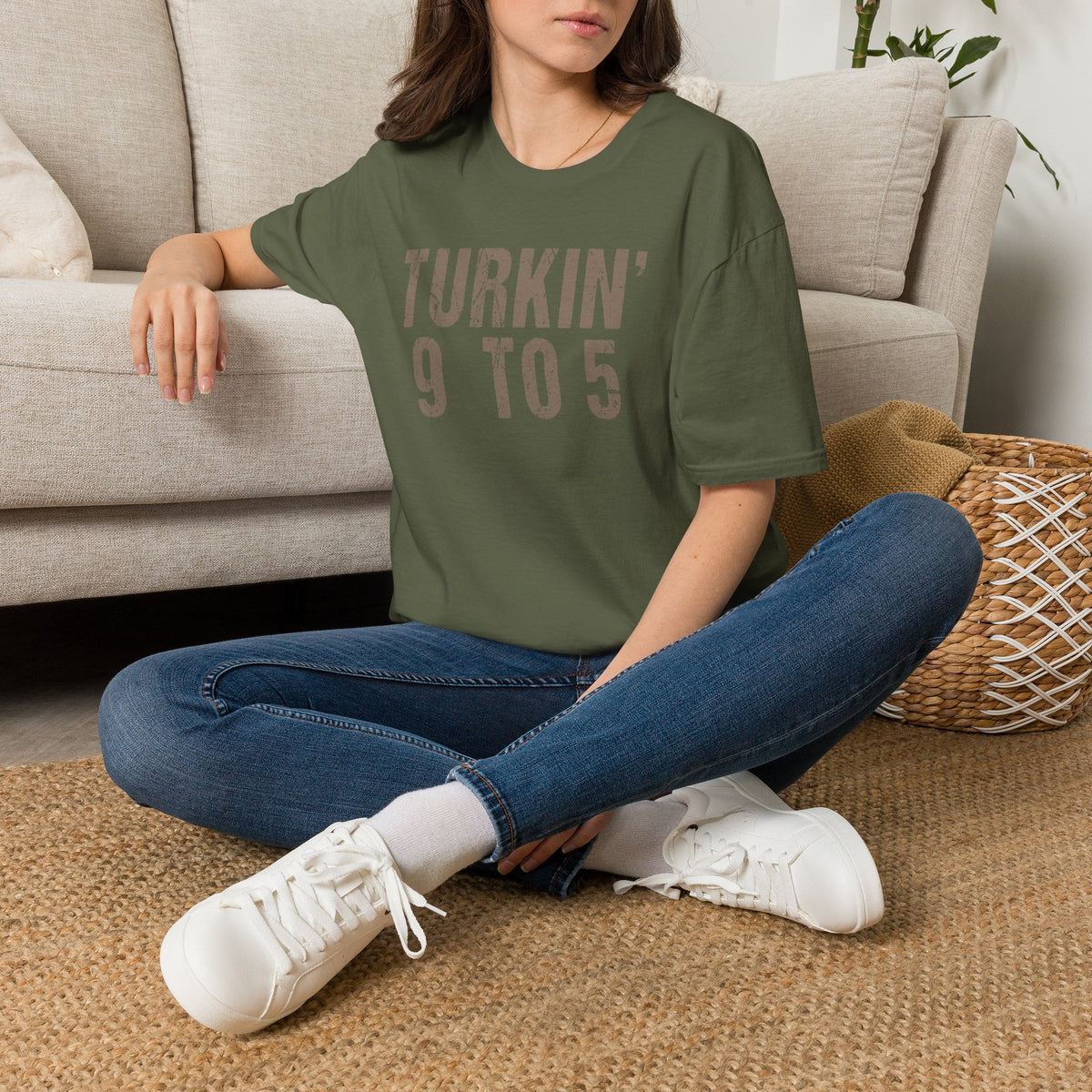 Friendsgiving, - Turkin’ 9 to 5 Funny Work Life T-Shirt