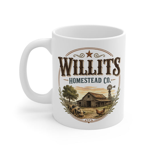 Willits Homestead Co. Mug,  11oz