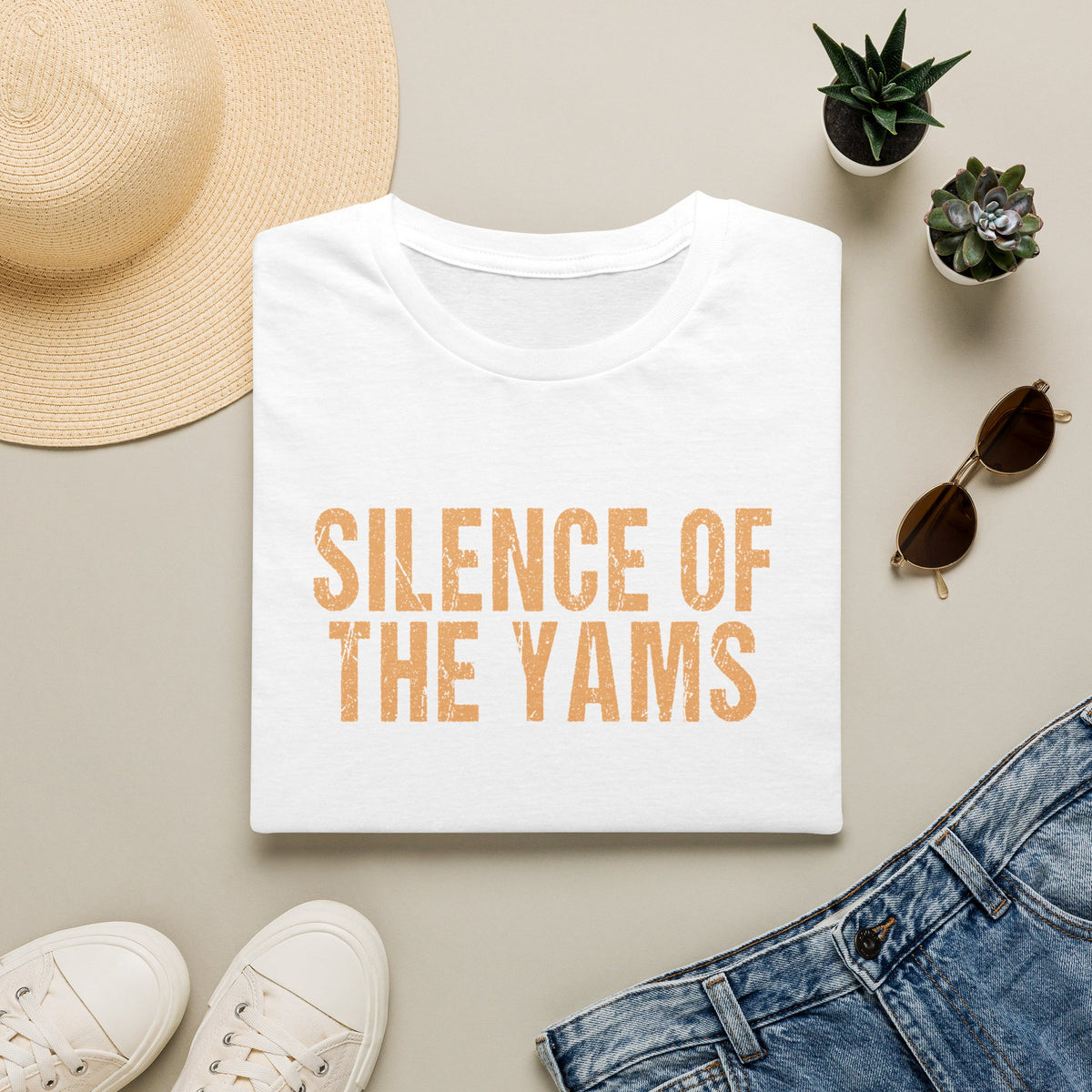Friendsgiving - Silence of the Yams Funny Thanksgiving T-Shirt