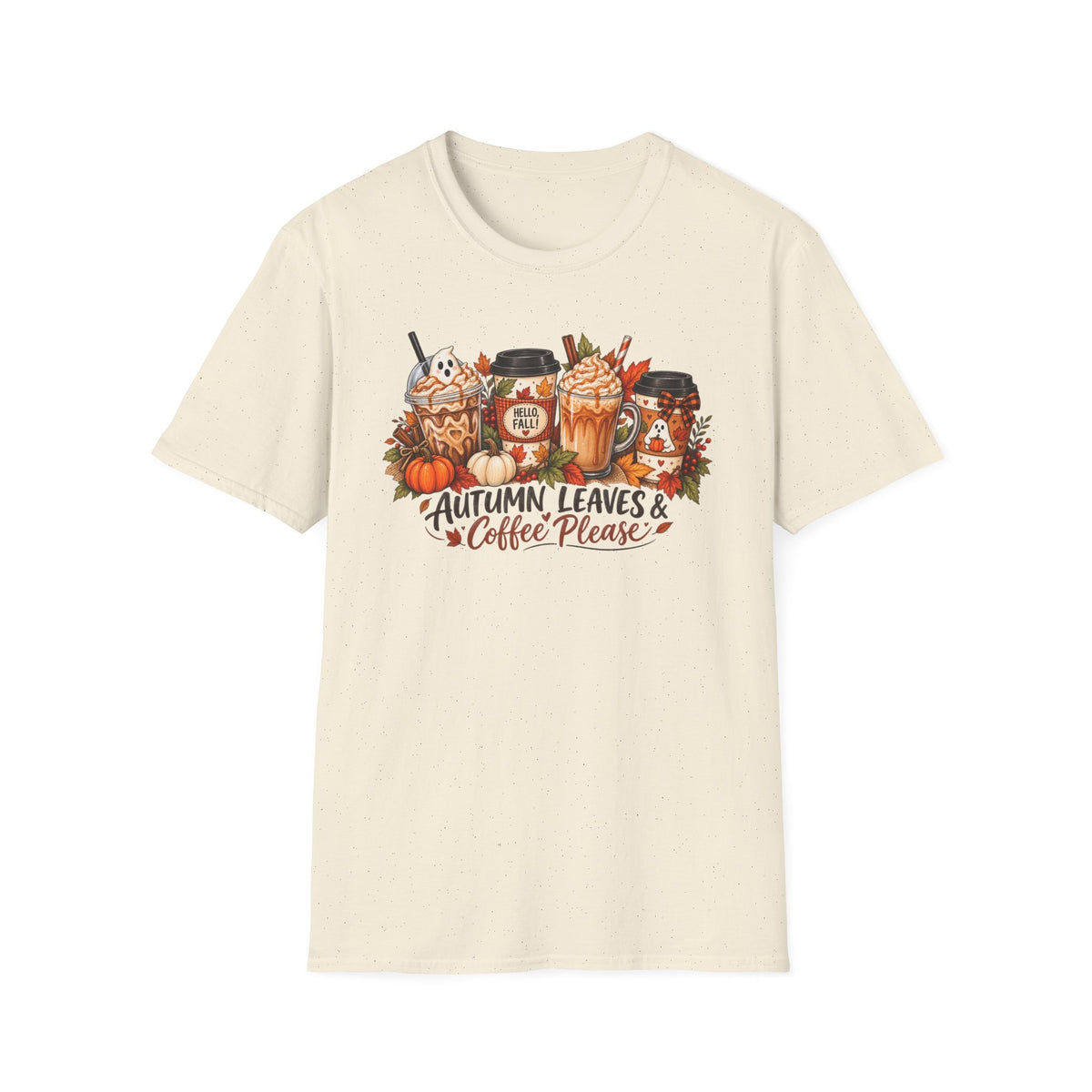Autumn Leaves & Coffee Please T-Shirt