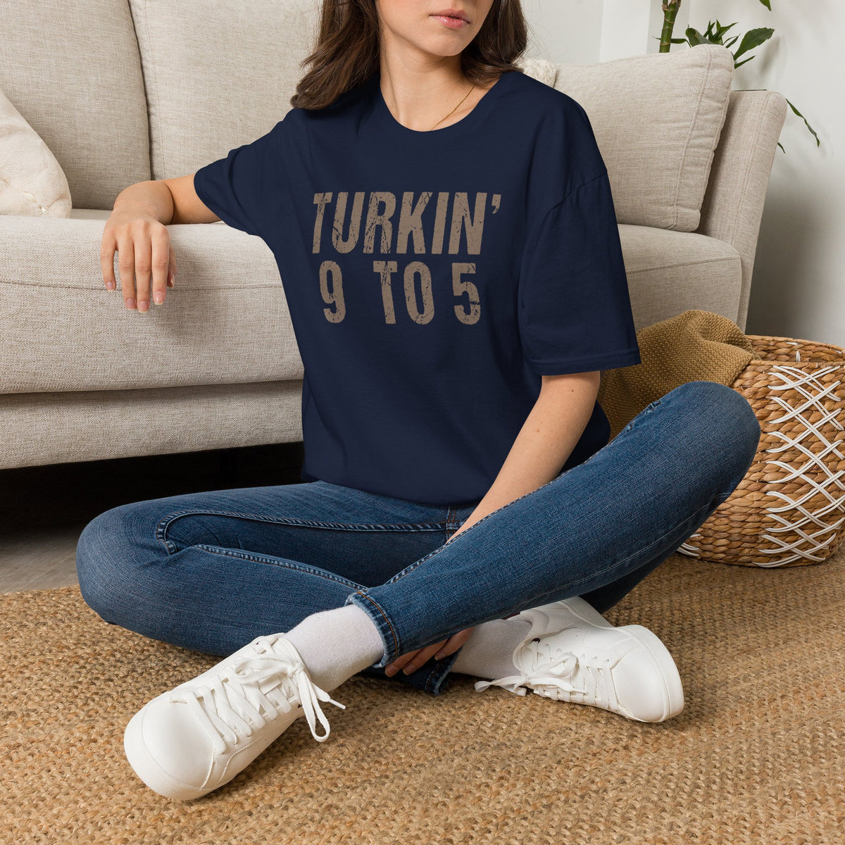 Friendsgiving, - Turkin’ 9 to 5 Funny Work Life T-Shirt