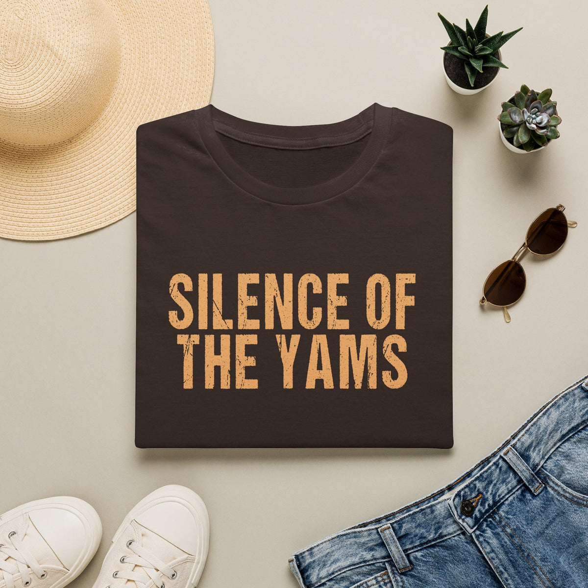 Friendsgiving - Silence of the Yams Funny Thanksgiving T-Shirt
