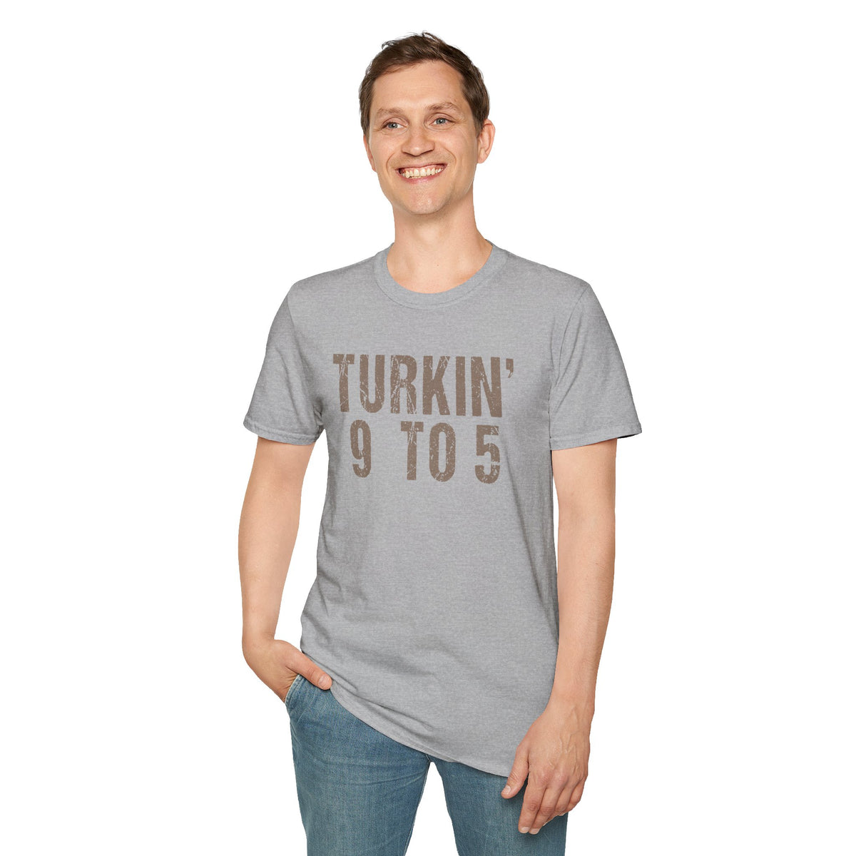 Friendsgiving, - Turkin’ 9 to 5 Funny Work Life T-Shirt