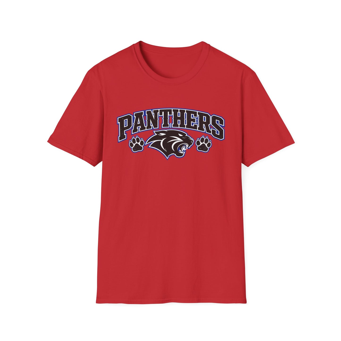 Panthers Mascot - Unisex Softstyle T-Shirt